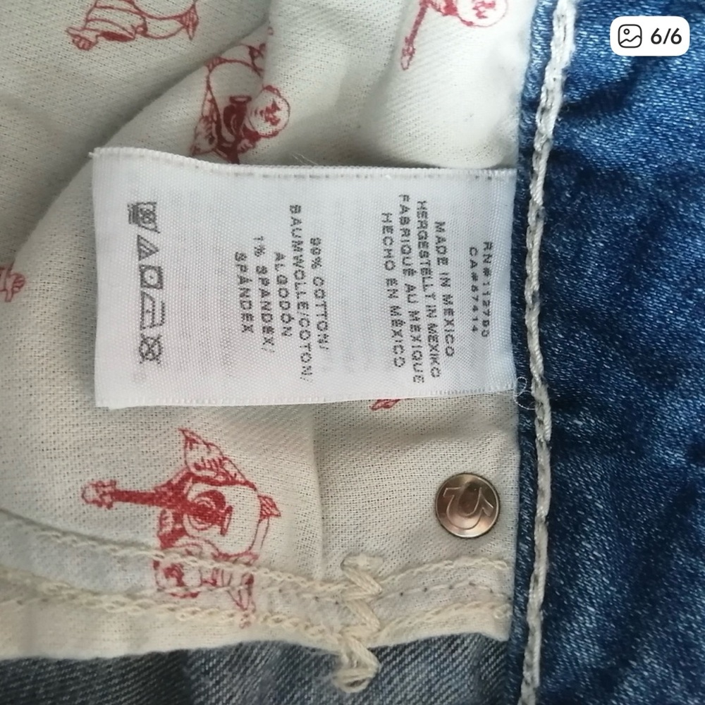 True Religion
skinny jeans
light wash
size 33
in perfect condition - Picture 5 of 5